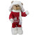14" White and Red Winter Boy Bear in Deer Sweater Christmas Figure Decoration - IMAGE 1