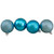 Shatterproof 4-Finish Christmas Ball Ornaments 2.5" (60mm) - Turquoise Blue - 60ct - IMAGE 3