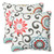 Set of 2 Brown and White Square Outdoor Corded Throw Pillows 18.5" - IMAGE 1