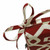 Geometric Rectangular Outdoor Patio Bench Cushion - 45" - Red and White - IMAGE 2