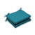 Set of 2 Tidal Teal Outdoor Patio Seat Cushion 18.5" - IMAGE 1