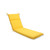 72.5" Chroma Citrus Yellow Outdoor Patio Chaise Lounge Cushion - IMAGE 1