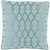 18" Blue Diamond Woven Contemporary Square Throw Pillow - Down Filler - IMAGE 1