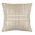 18” Beige and Ivory Woven Square Throw Pillow - Down Filler - IMAGE 1