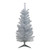 4' Holographic Silver Tinsel Slim Artificial Christmas Tree - Unlit - IMAGE 1