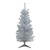 4' Holographic Silver Tinsel Slim Artificial Christmas Tree - Unlit - IMAGE 2