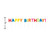 Vibrant Colored Happy Birthday Party Candles - 3" - Club Pack of 168 - IMAGE 2