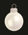 Pearl Finish Glass Christmas Ball Ornaments - 4.75" (120mm) - Polar White - 4ct - IMAGE 1