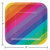 Club Pack of 96 Rainbow Square Disposable Paper Lunch Plates 7" - IMAGE 2