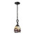 12.5" Fall River Hand Crafted Glass Hanging Pendant Ceiling Light Fixture - IMAGE 1