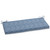 45” Inky Blue and White Decorative Bench Cushion - IMAGE 1