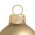 4ct Gold Matte Finish Glass Christmas Ball Ornaments 4.75" (120mm) - IMAGE 3