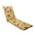 72.5" Solarium Bashful Blossom Outdoor Patio Furniture Chaise Lounge Cushion - IMAGE 1