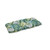 44" Green and Blue Tropical Tufted Outdoor Patio Loveseat Cushion - IMAGE 1