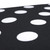 Set of 2 Black and White Polka Dot Outdoor Patio Wicker Chair Seat Cushions 19" - IMAGE 2