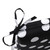 Polka Dot Outdoor Patio Seat Cushions - 18.5" - Set of 2 - Black and White - IMAGE 2