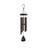 30" Black Signature Series Fleck Coated Aluminum Outdoor Patio Garden Wind Chimes - IMAGE 1