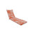 80" Addie Terra Cotta Orange and White Crisp Paisley Swirl Rectangular Chaise Lounge Cushion - IMAGE 1
