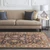 12' x 15' Blue and Brown Traditional Hand Tufted Rectangular Area Throw Rug - IMAGE 2