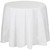 Round Disposable Plastic Banquet Party Table Cloth - 82" - White - Club Pack of 12 - IMAGE 1
