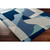 12' x 15' Arte Astratto Blue and Gray Hand Tufted Rectangular Wool Area Throw Rug