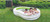 94.5" Green and White Inflatable Figure 8 Swimming Pool - IMAGE 3