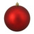Matte Red Shatterproof Christmas Ball Ornament 4" (100mm) - IMAGE 1