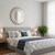 25.5" Matte Gold and Clear Sunburst Round Mirror Wall Decor - IMAGE 4