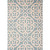 2' x 3.6' Blue and Gray Transitional Scrolled Rectangular Outdoor Area Throw Rug - IMAGE 1
