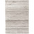 5.3’ x 7.6’ Natural Illusions Warm Gray and Porcelain White Striped Area Throw Rug - IMAGE 1