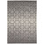 4' x 5.5' Iris Excursions Charcoal Gray and Light Gray Area Throw Rug - IMAGE 1