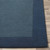 2' x 3' Solid Navy Blue Hand Loomed Rectangular Wool Area Throw Rug - IMAGE 5