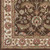9' x 12' Chocolate Brown and White Traditional Hand Tufted Rectangular Area Throw Rug - IMAGE 4