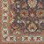 6' x 6' Brown and Beige Oriential Floral Hand Tufted Square Wool Area Throw Rug - IMAGE 6
