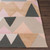 5' x 7.5' Abstract Mountains Blush Pink, Peanut Butter Brown and Stone Gray Hand Tufted Wool Rug - IMAGE 5