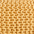 20" x 14" Hermosa Mustard Yellow Hand Crafted Cotton Round Pouf Ottoman - IMAGE 4