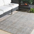 7.75' x 10.75' Classic Luxury Gray and Blue Rectangular Area Throw Rug - IMAGE 2