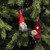 Santa Christmas Gnomes Ornaments - 4" - Burgundy and Red - Set of 2 - IMAGE 5