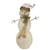 Lighted Snowman Outdoor Christmas Decoration - 43" - White and Gold - Clear Lights - IMAGE 1