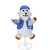 27" Blue and White Pre-Lit Hanukkah Dreidel Bear Outdoor Decoration - IMAGE 1