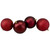 12ct Burgundy Shatterproof 4-Finish Christmas Ball Ornaments 3.25" (80mm) - IMAGE 3