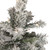 4.5' Pre-Lit Flocked Pine Medium Artificial Christmas Tree - Clear Lights - IMAGE 4