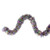 Shiny Foil Tinsel Commercial Christmas Garland - 50' x 3" - Multicolor - Unlit - IMAGE 1