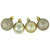 96ct Champagne Gold Shatterproof 4-Finish Christmas Ball Ornaments 1.5" (40mm) - IMAGE 2