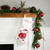 Welcome Embroidered Snowman Christmas Stocking - 17" - IMAGE 1