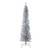 6' Pencil Silver Tinsel Artificial Christmas Tree - Unlit - IMAGE 1