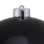 Jet Black Shatterproof Shiny Christmas Ball Ornament 6" (150mm) - IMAGE 2