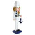 15" White and Blue Navy Sailor Wooden Christmas Nutcracker - IMAGE 3