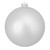Shatterproof Matte Christmas Ball Ornament - 6" (150mm) - Silver - IMAGE 1
