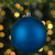 Lavish Blue Matte Shatterproof Christmas Ball Ornament 4" (100mm) - IMAGE 3